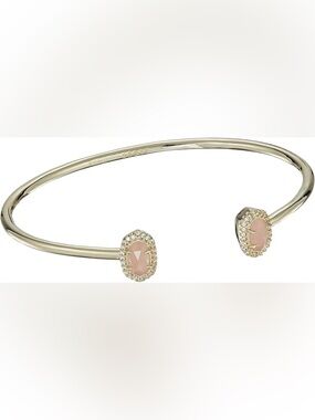Kendra Scott Calla Bracelet | Gold | Rose Quartz
